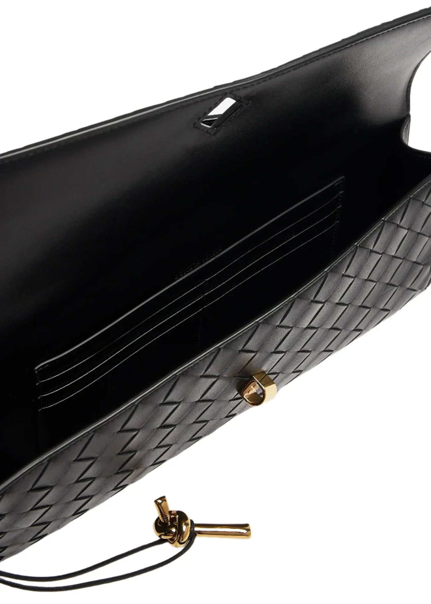 Bottega Veneta Andiamo Long Clutch "Black" - Bagistaofficial