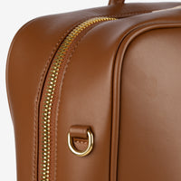 MiuMiu Leather Beau Bag Cognac - Bagistaofficial