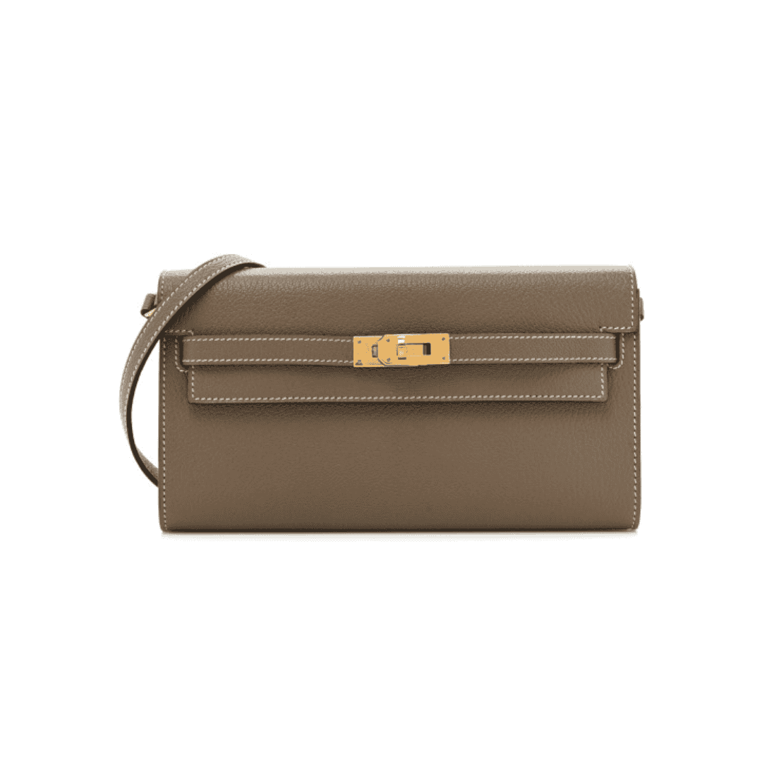Hermes Epsom Verso Kelly Wallet To Go Nata Jaune Poussin