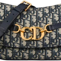 Dior Oblique Jacquard Small CD Besace Bag "Blue" - Bagistaofficial