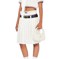 MIUMIU Wander Shoulder Bag in Matelassé Nappa Leather "White" - Bagistaofficial