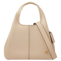 Coach Lana 23 pebbled leather shoulder bag "Ivory" - Bagistaofficial