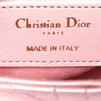 Christian Dior  Patent Cannage Mini Lady Dior Pink