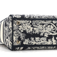 CHRISTIAN DIOR  Toile de Jouy Embroidered Medium Lady "D-Lite Blue" - Bagistaofficial