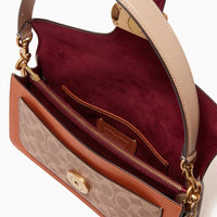 COACH Tabby 26 Shoulder Bag in Signature Canvas & Leather "Brown" - Bagistaofficial