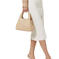 Coach Lana 23 pebbled leather shoulder bag "Ivory" - Bagistaofficial
