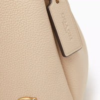 Coach Lana 23 pebbled leather shoulder bag "Ivory" - Bagistaofficial