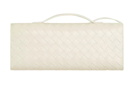 Bottega Veneta Andiamo long clutch "White" - Bagistaofficial