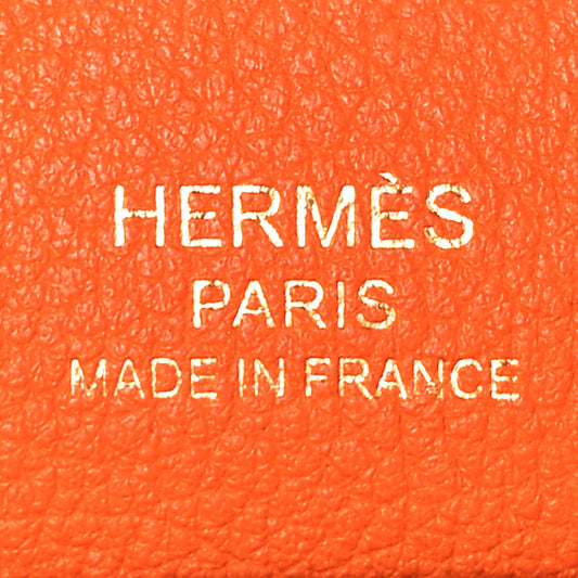 Hermes  Evercolor Mini Sac Roulis Orange