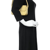 CELINE Shiny Calfskin Triomphe Shoulder Bag "Papyrus" - Bagistaofficial