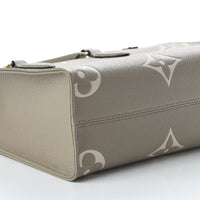 LOUIS VUITTON Empreinte Monogram Giant Onthego "PM Tourterelle Creme" - Bagistaofficial