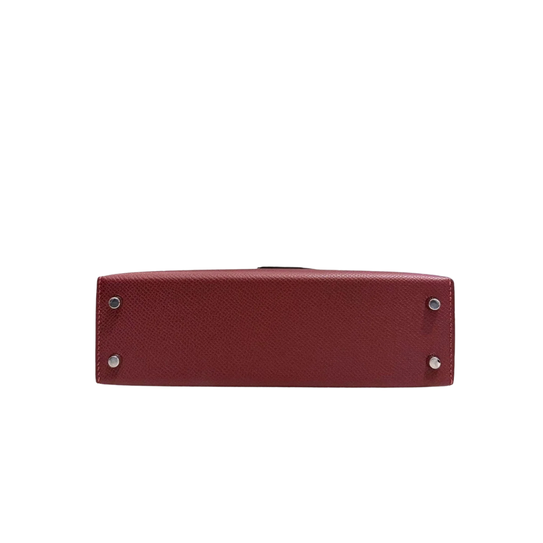Hermes Kelly 22 Rouge Maroon
