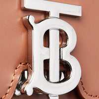 BURBERRY Mini Leather TB Cross-Body Bag "Brown"