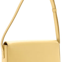 CELINE Shiny Calfskin Triomphe Shoulder Bag "Papyrus" - Bagistaofficial