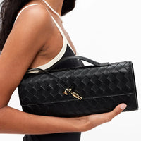 Bottega Veneta Andiamo Long Clutch "Black" - Bagistaofficial