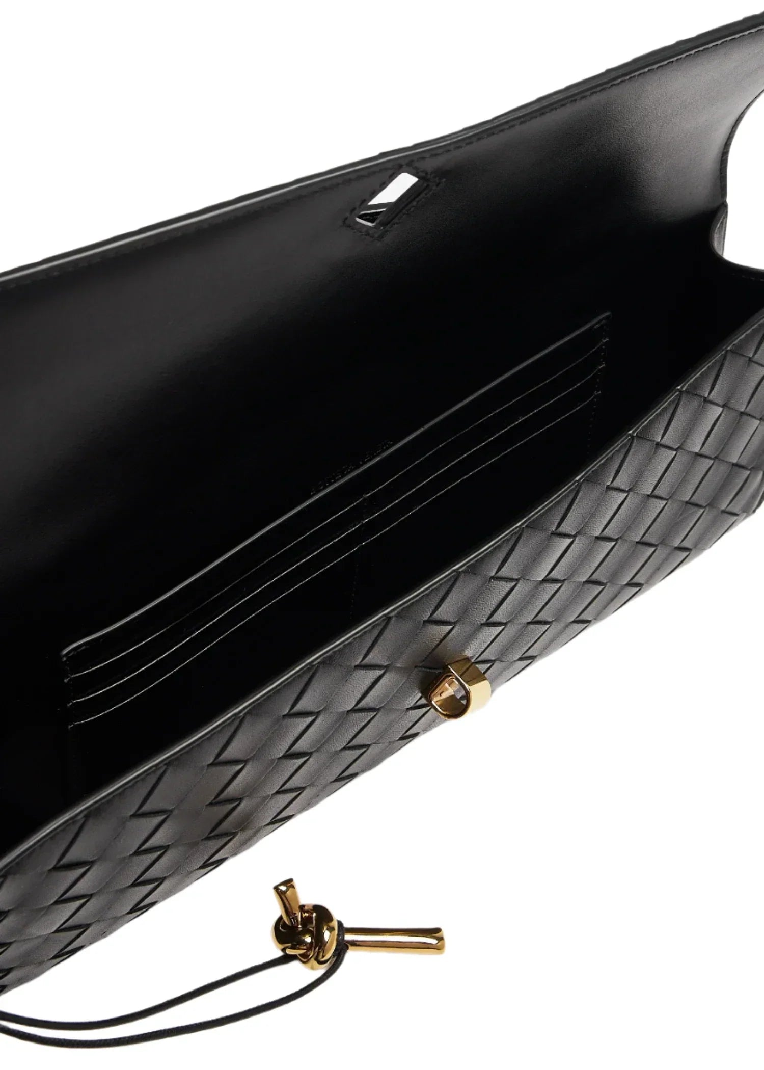 Bottega Veneta Andiamo Long Clutch "Black" - Bagistaofficial