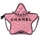 CHANEL Satin Quilted Walk of Fame Star Bag 