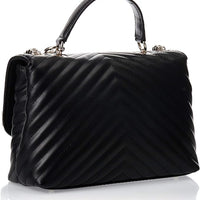 GUESS Blakely Top Handle Flap Sling Bag "Black" - Bagistaofficial