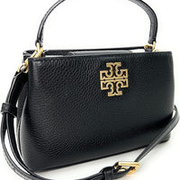 Tory Burch Britten Micro Satchel "Black" - Bagistaofficial