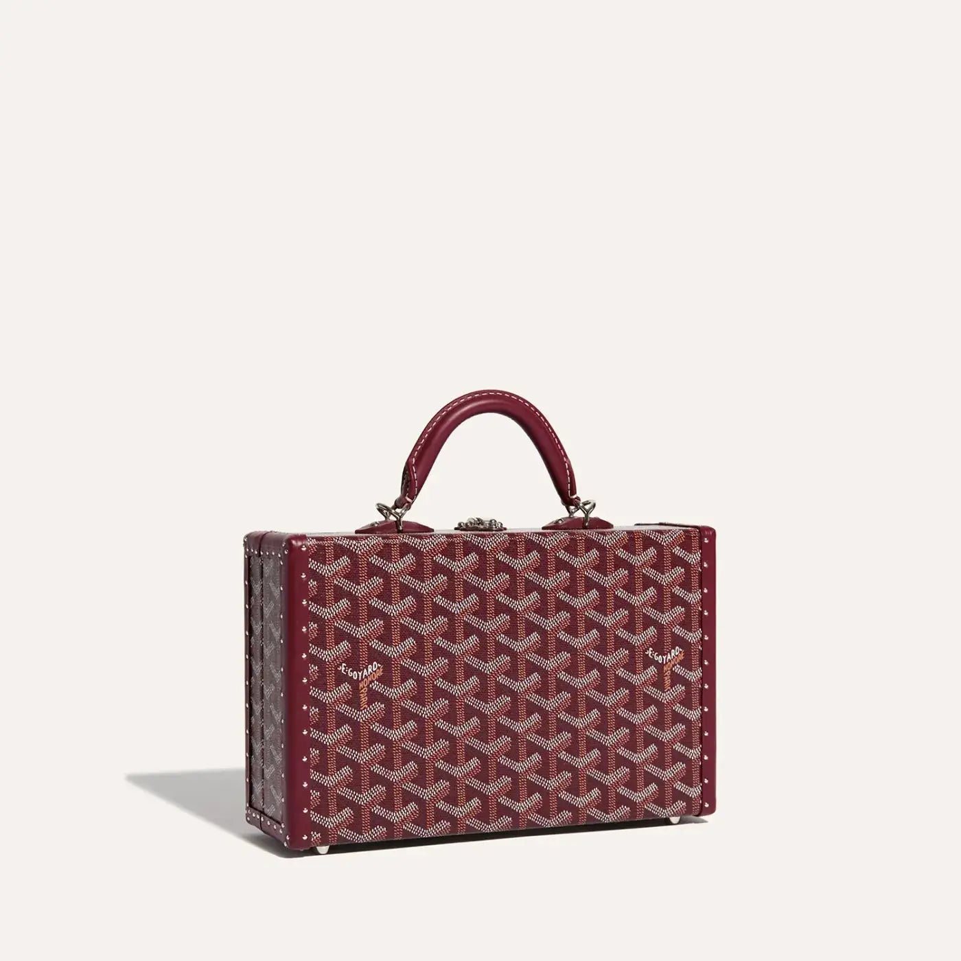 Goyard |Grand Hôtel Trunk Bag Burgundy