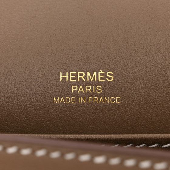 Hermes  Swift Mini Sac Roulis Etoupe