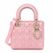 Christian Dior  Patent Cannage Mini Lady Dior Pink