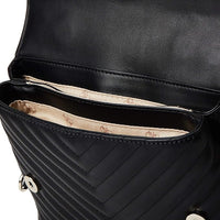 GUESS Blakely Top Handle Flap Sling Bag "Black" - Bagistaofficial