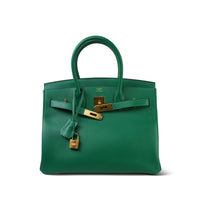 Hermes Birkin Togo Sellier Vert Green Leather