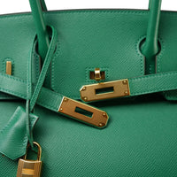 Hermes Birkin Togo Sellier Vert Green Leather