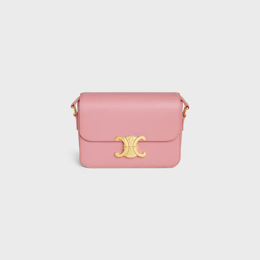 CELINE Shoulder Bag Claude In Natural Calfskin "Pink" - Bagistaofficial