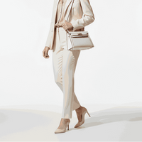 Hermes Kelly Canvas 19 White