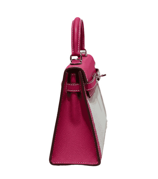 Hermes Kelly Canvas 19 Pink