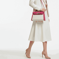 Hermes Kelly Canvas 19 Pink