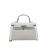 Hermes Kelly Canvas 19 White