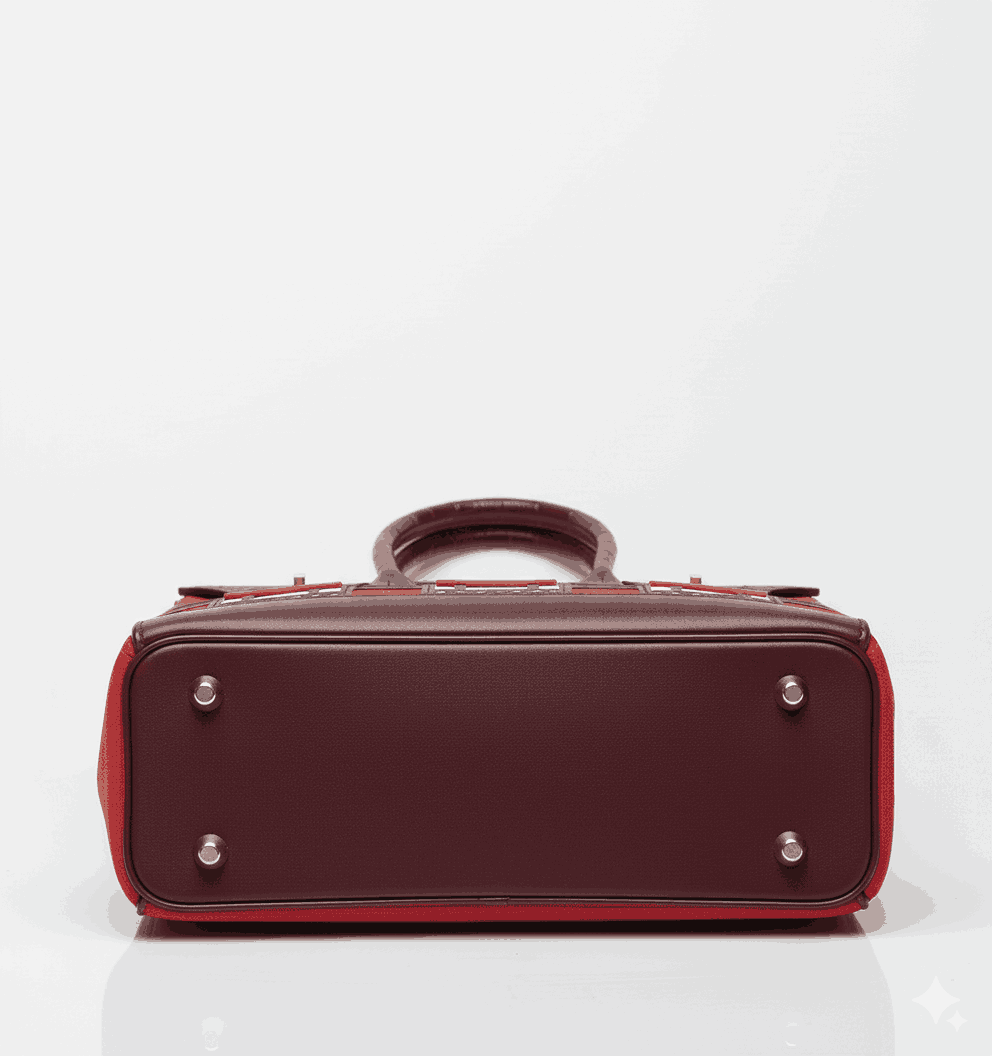 Hermes Sac Faubourg Birkin 20 Matte Alligator "Red"