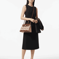 Hermes Sac Faubourg Birkin 20 Matte Alligator "Beige"