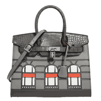 Hermes Sac Faubourg Birkin 20 Matte Alligator "Beige"