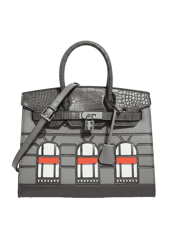 Hermes Sac Faubourg Birkin 20 Matte Alligator "Red"