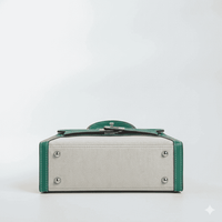 Hermes Kelly Canvas 19 Green