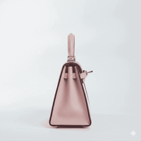 Hermes Kelly Canvas 19 Rose Pink