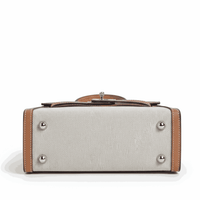 Hermes Kelly Canvas 19 Brown