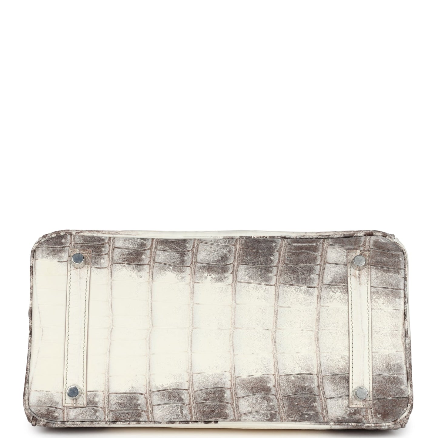 Birkin 25 Gris Tourterelle Croc Effect Leather Handbags Metal Lock Satchel Bags - Bagistaofficial