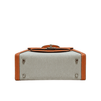 Hermes Kelly Canvas 19 Orange
