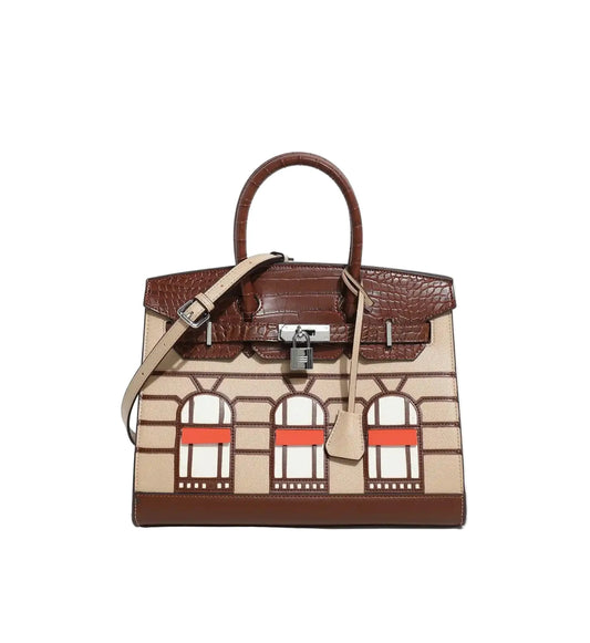 Hermes Sac Faubourg Birkin 20 Matte Alligator "Red"