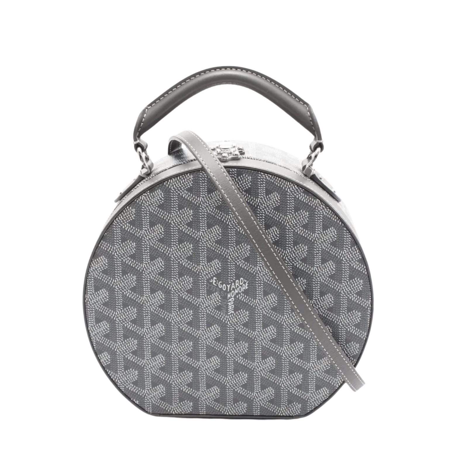 Goyard |The Alto Hatbox Trunk Bag Grey