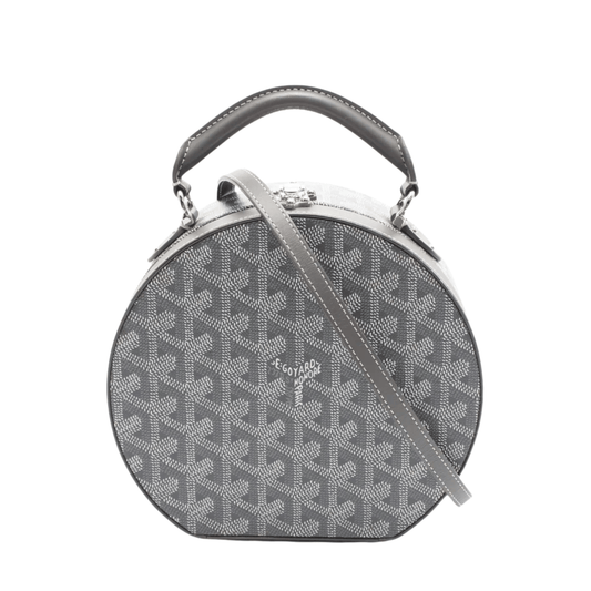 Goyard |The Alto Hatbox Trunk Bag Grey
