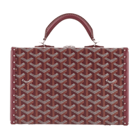 Goyard |Grand Hôtel Trunk Bag Burgundy