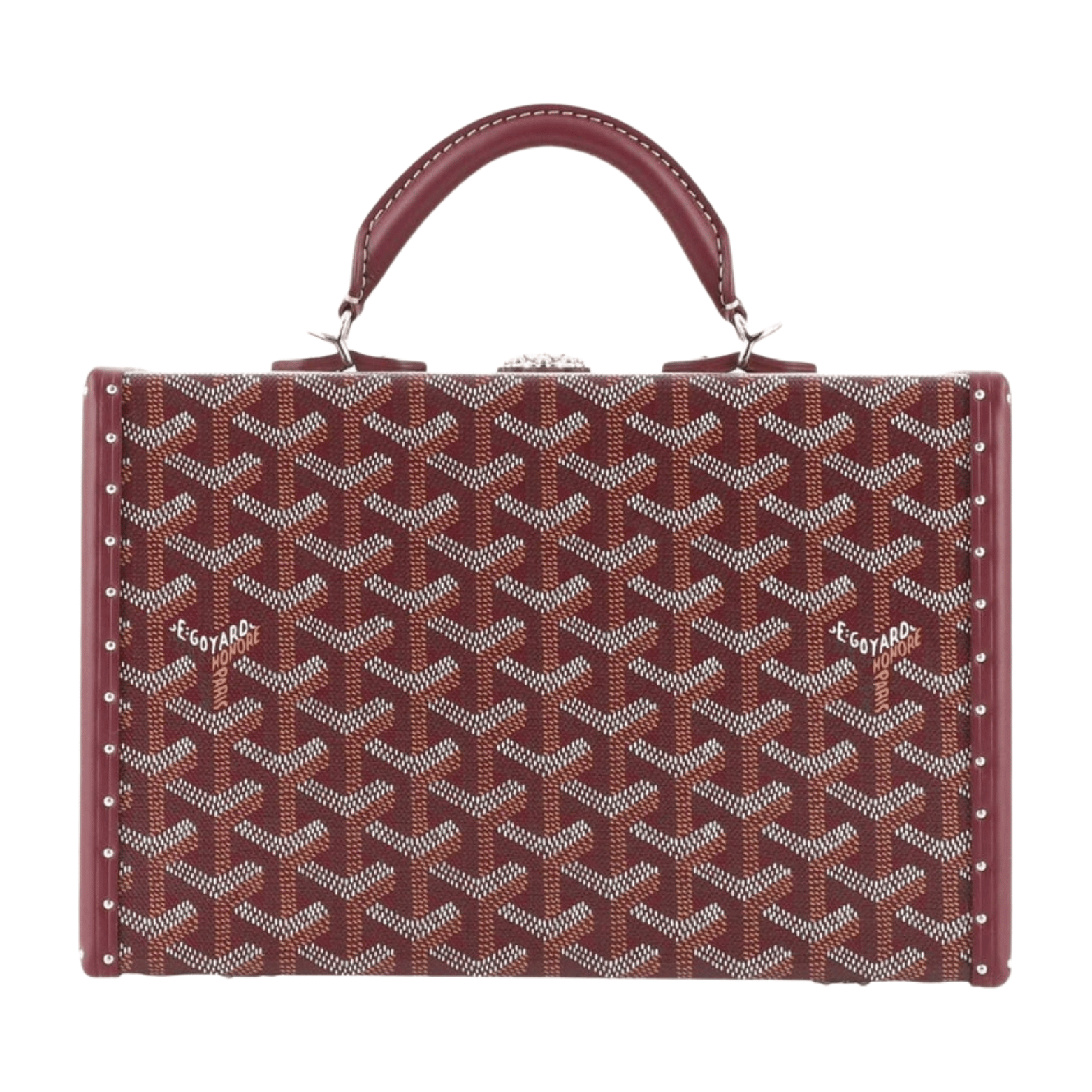 Goyard |Grand Hôtel Trunk Bag Burgundy