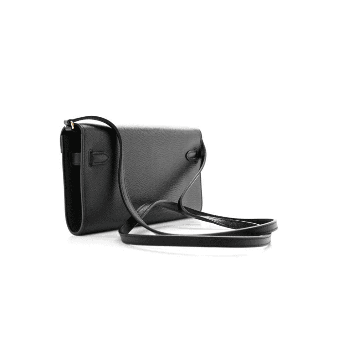 Hermes  Epsom Kelly Wallet To Go Black