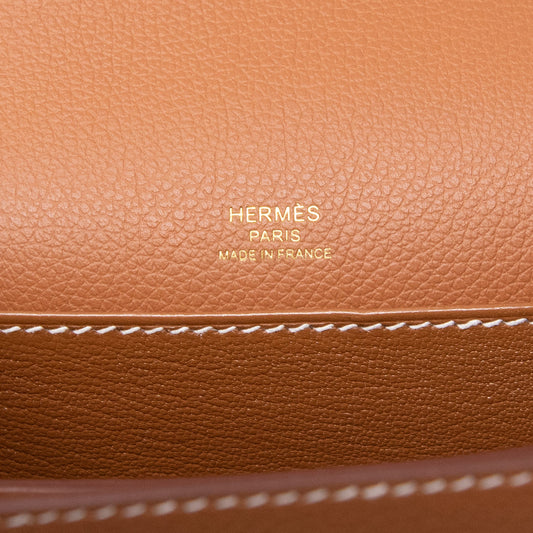 Hermes  Evercolor Mini Sac Roulis Brown
